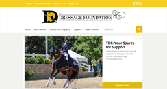 Desktop Screenshot of dressagefoundation.org