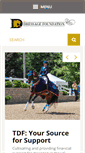 Mobile Screenshot of dressagefoundation.org